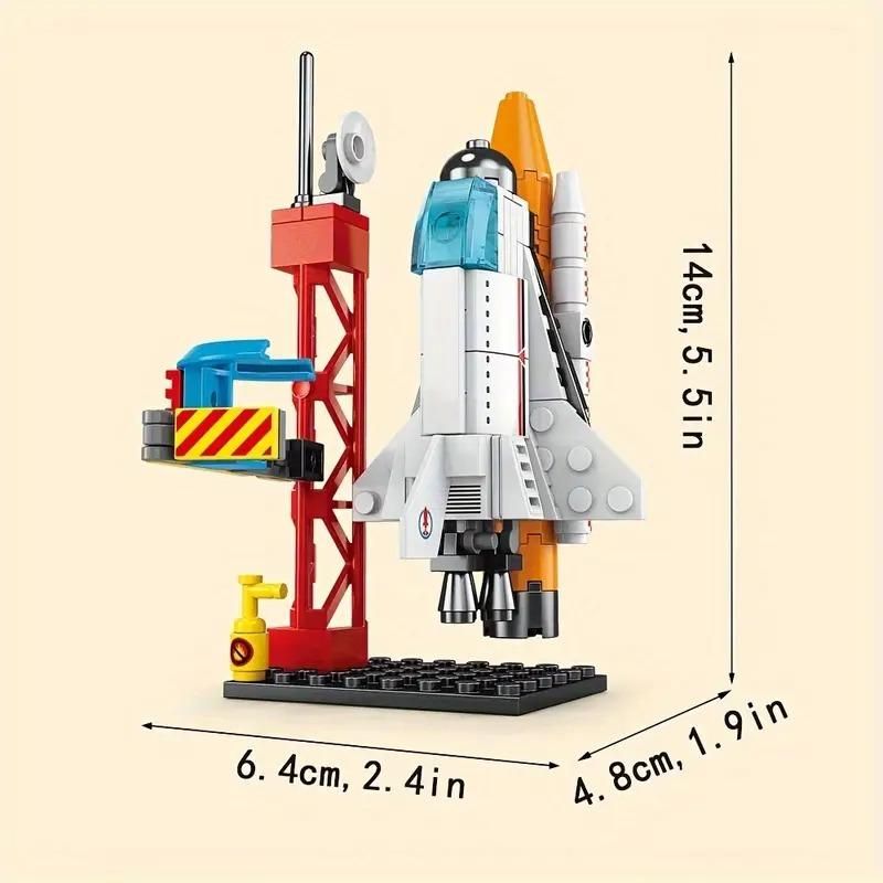 8 in 1 Spacecraft Building Blocks for Kids