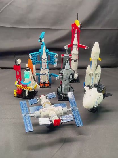 8 in 1 Spacecraft Building Blocks for Kids